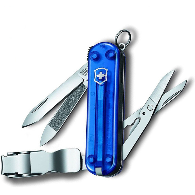 Нож-брелок Victorinox Nail Clip 580, синий (0.6463.T2)